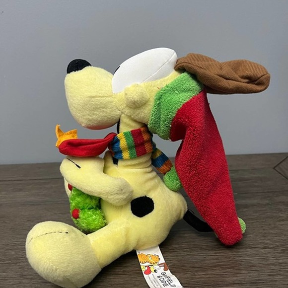 Garfield Christmas Singing Odie Dog 9" Vintage - Picture 2 of 5